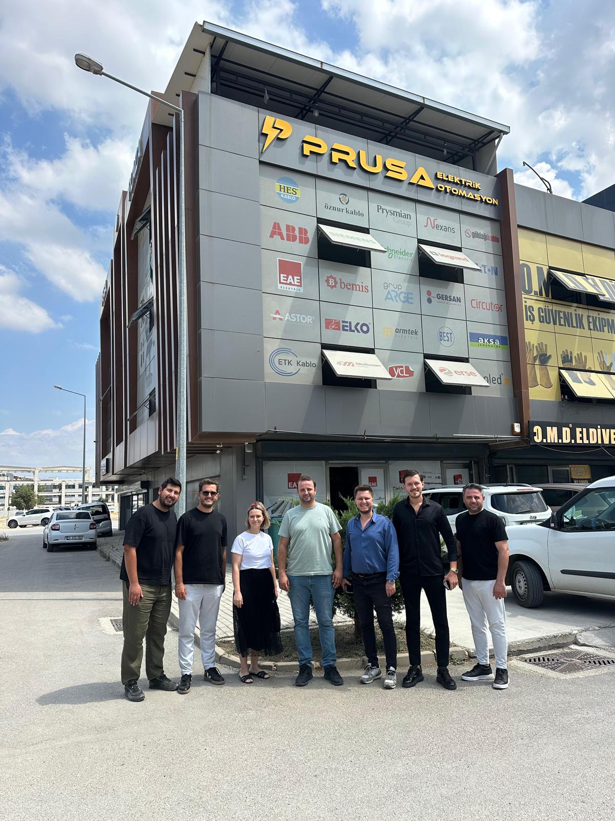 Prusa Elektrik Otomasyon firma sahibi Özgür Büyükdere ziyareti